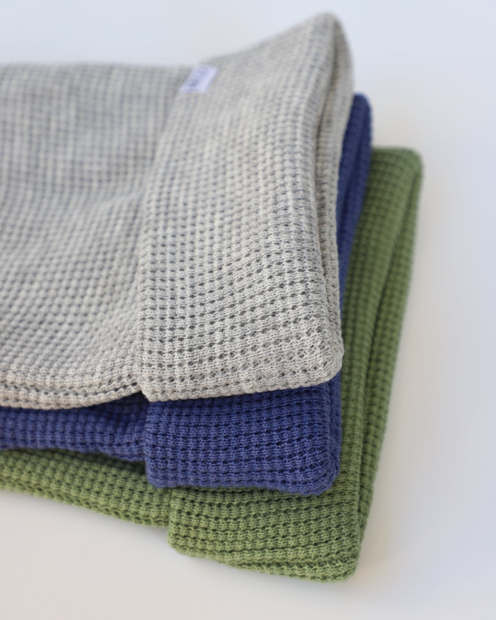 closeup waffle knit beanies