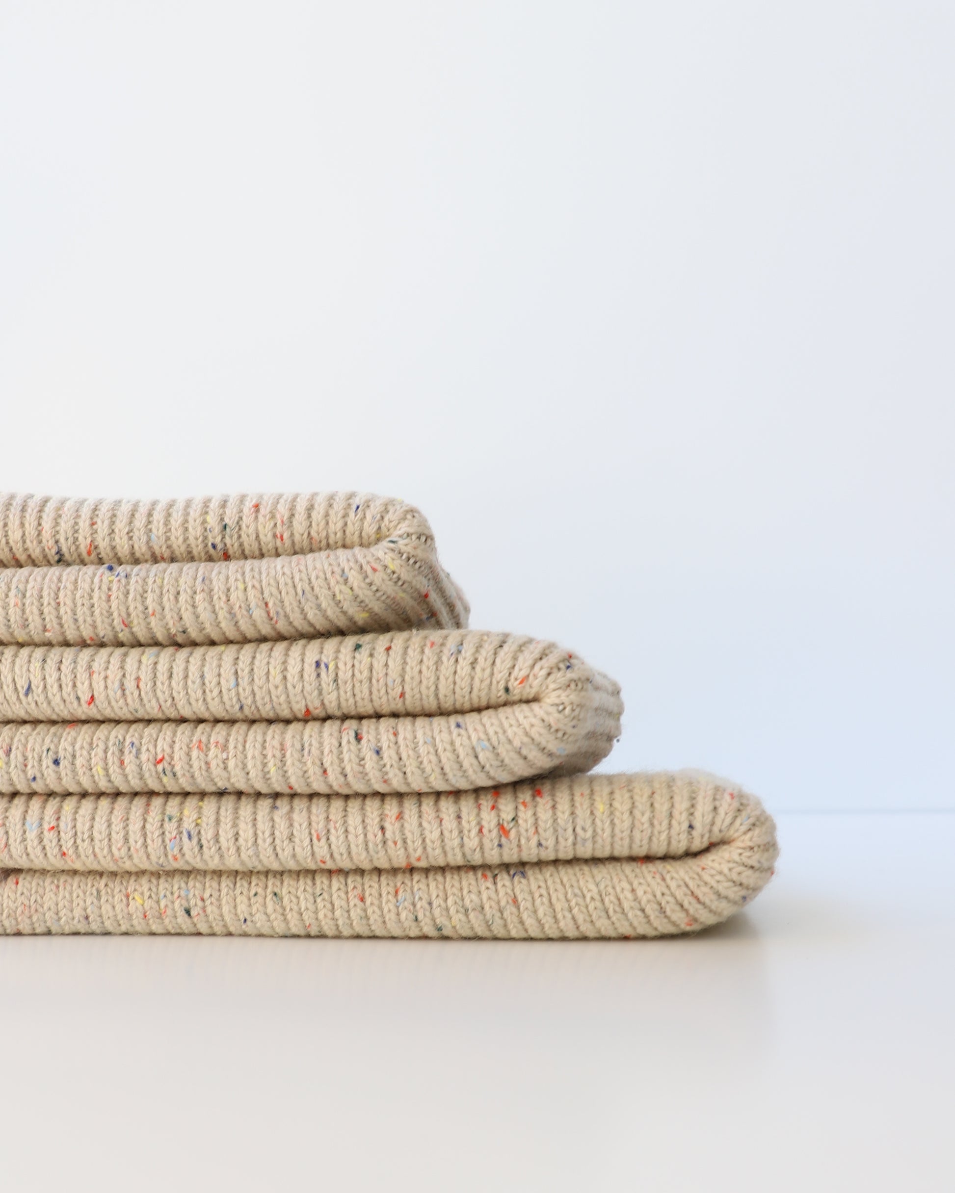 speckled thick knit beanies