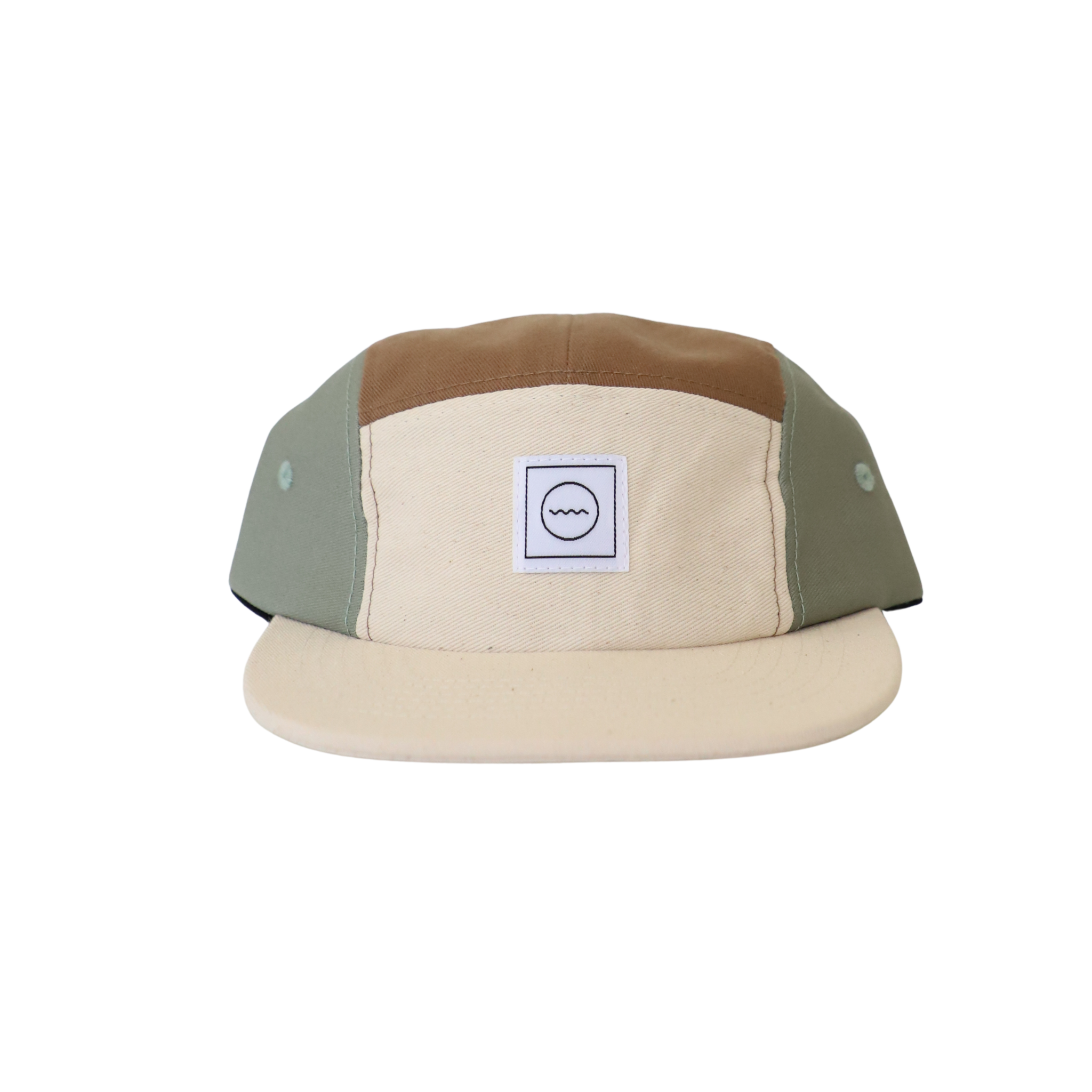 Rad River Co. Cotton Five-Panel Hat in Coastline Size 2