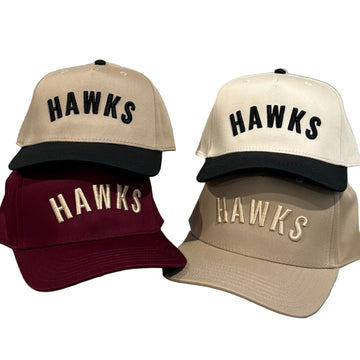 Hawks 3D Puff Embroidery - Esencia Hat