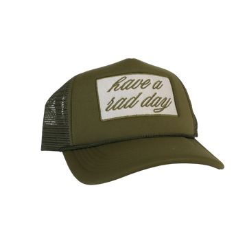 Have a Rad Day Trucker Hat - Green