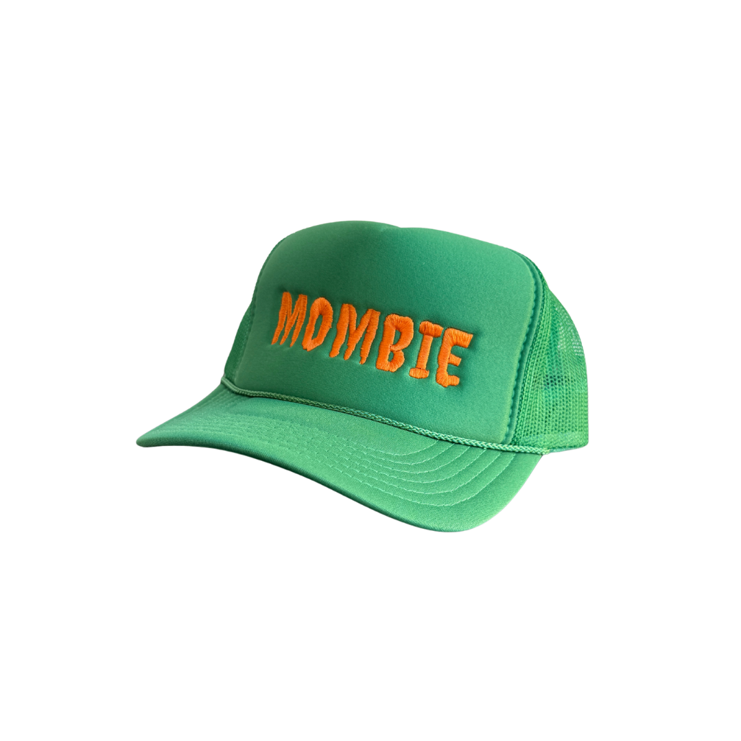 Mombie Trucker Hat - Orange