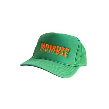 Mombie Trucker Hat - Orange