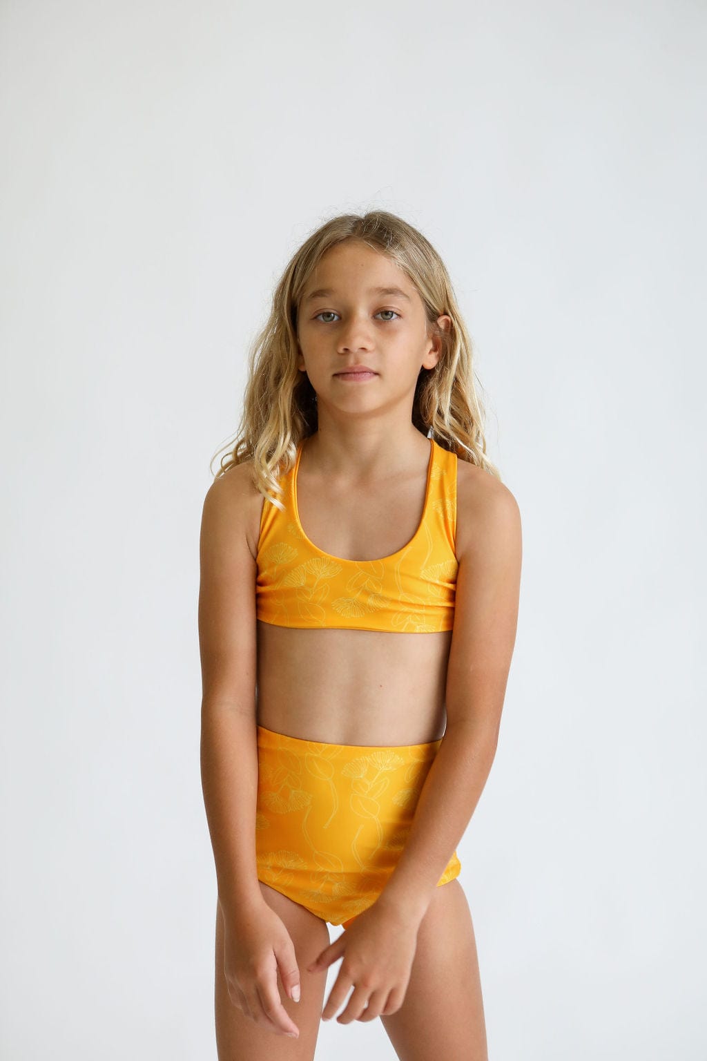 Kids yellow bikini on sale