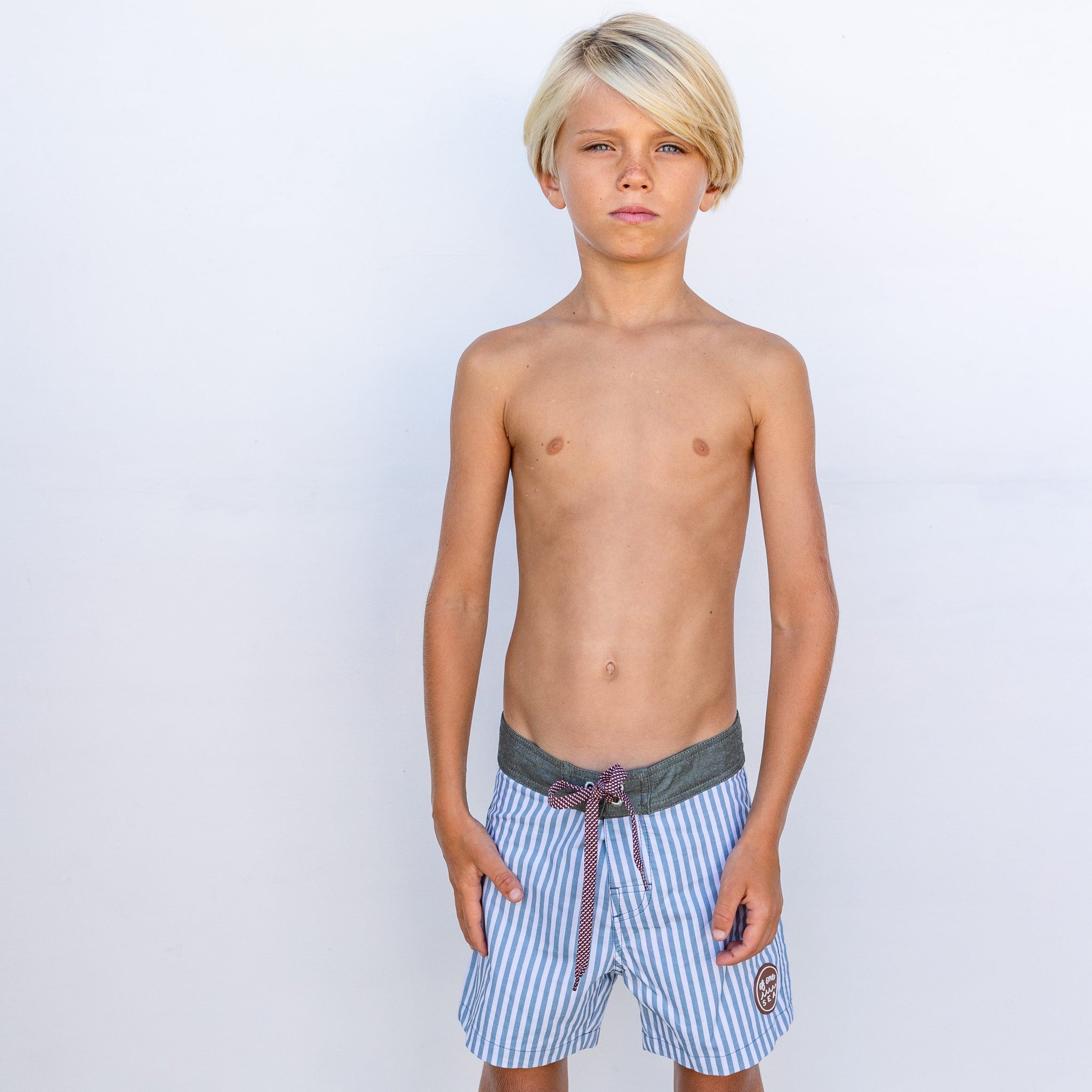 Kid’s Townshorts in Pinstripe