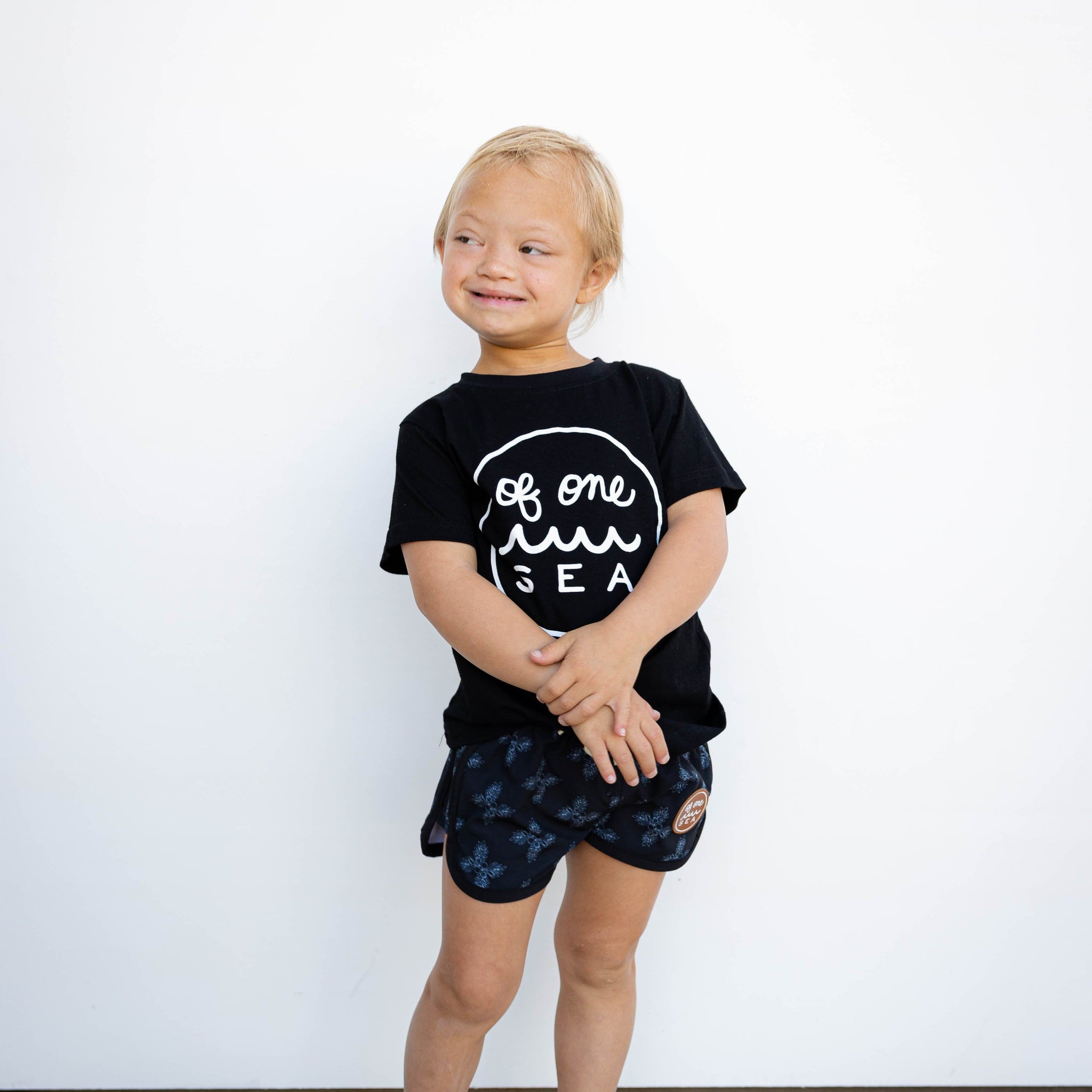 Kid’s Logo Tee in Black