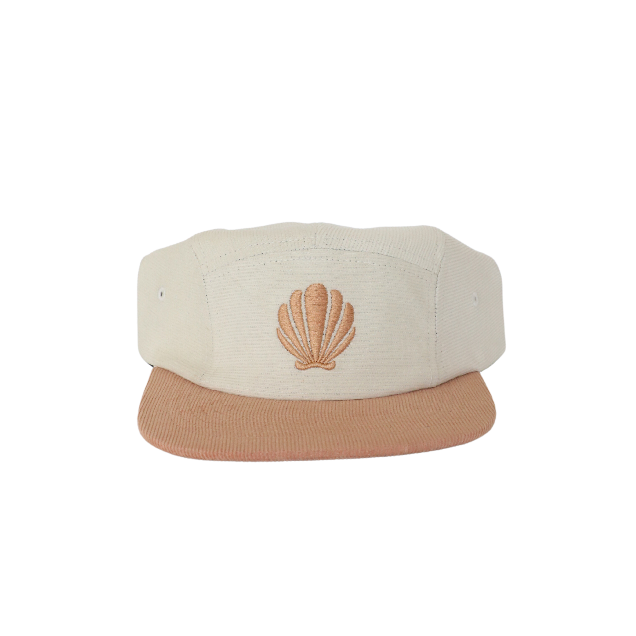Seashell Corduroy Five-Panel Hat