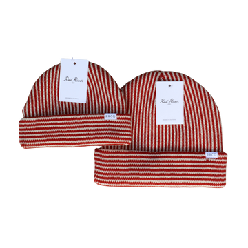 Red Striped Beanie