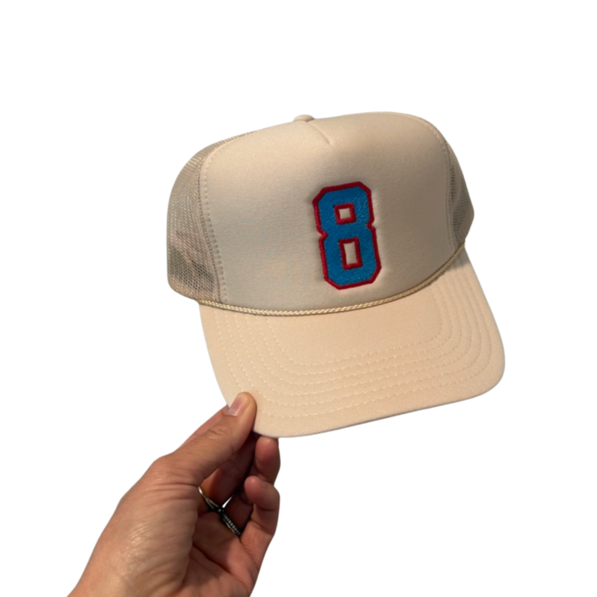 Embroidered Number Hat