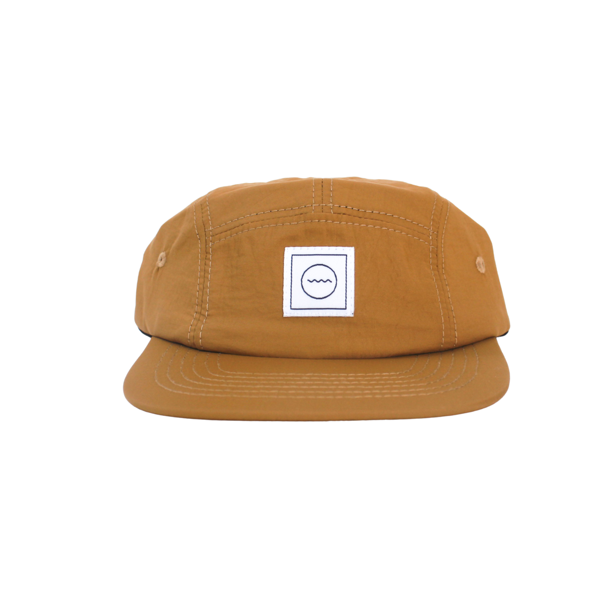 Nylon Five-Panel Hat in Clay