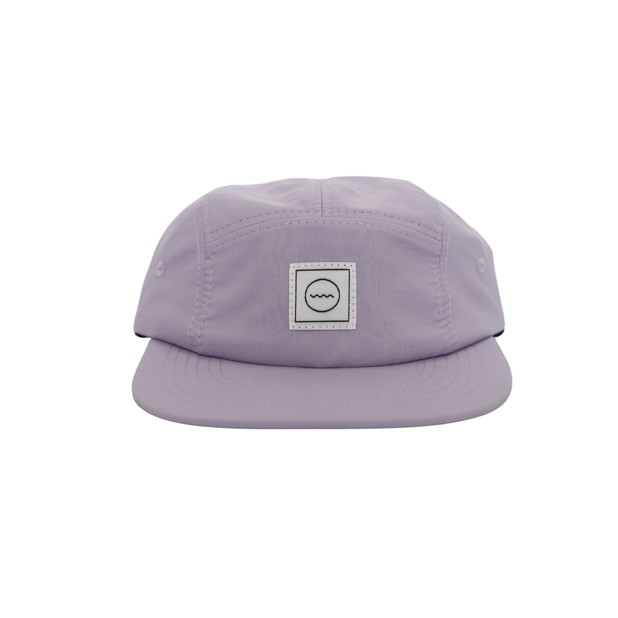 Nylon Five-Panel Hat in Lilac