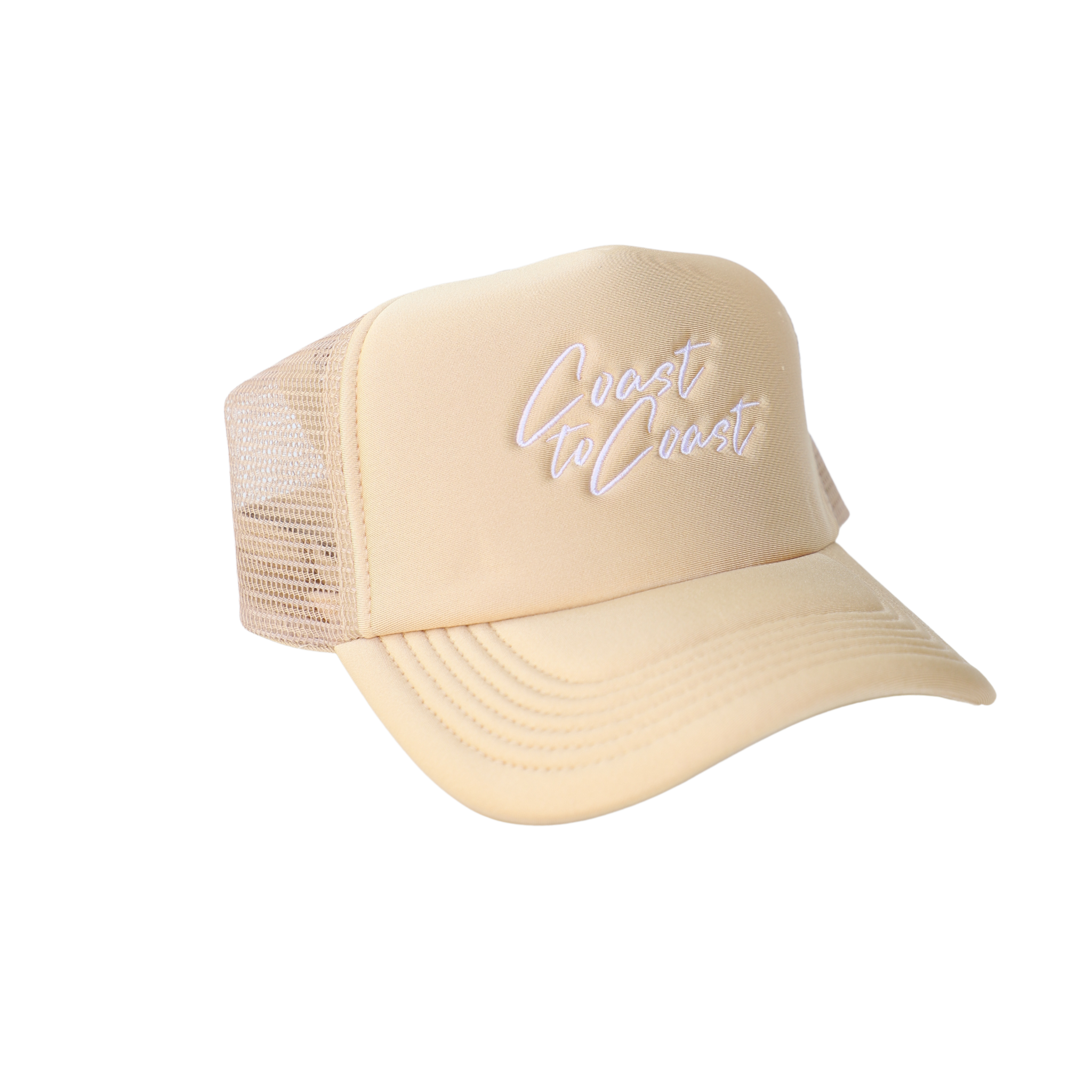 Coast to Coast Trucker Hat - Cream