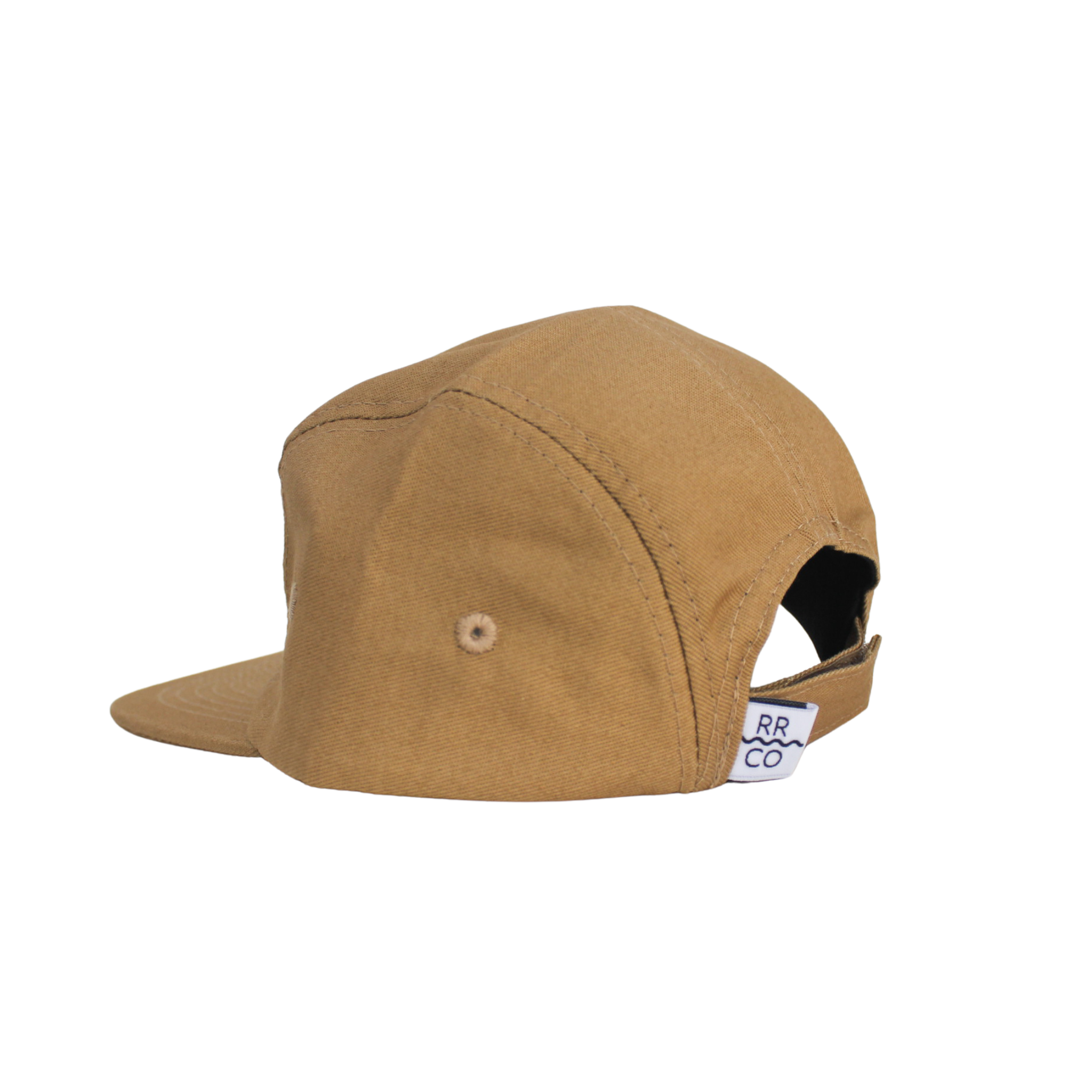 Triceratops Cotton Five-Panel Hat in Khaki